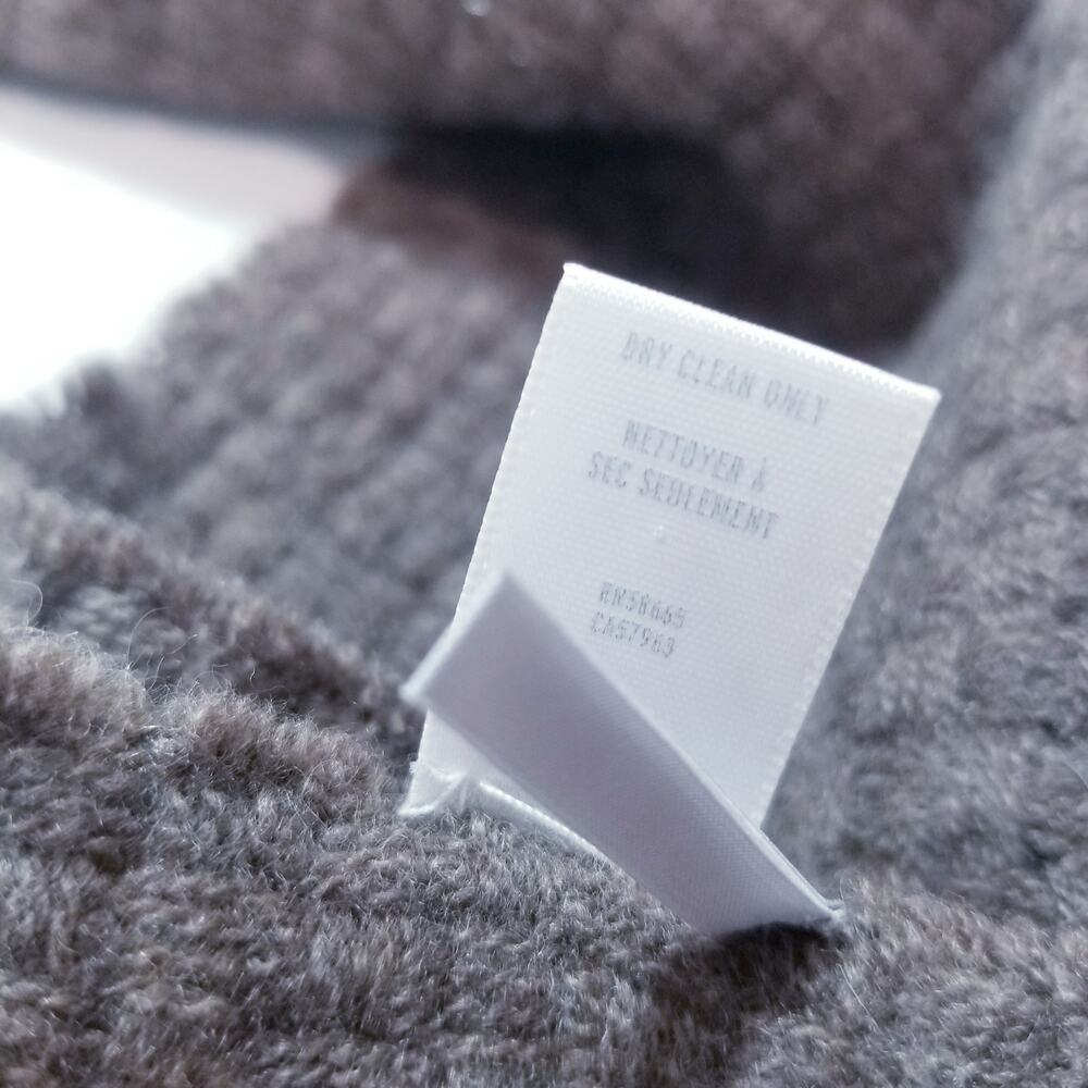 Nordstrom Brown Cashmere & Wool Knit Scarf - Picture 3 of 9